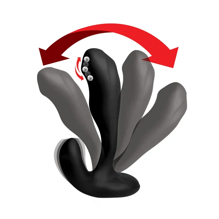 7X PBENDER Bendable Prostate Stimulator with Stroking Bead AlphaPro Male Sex Toys