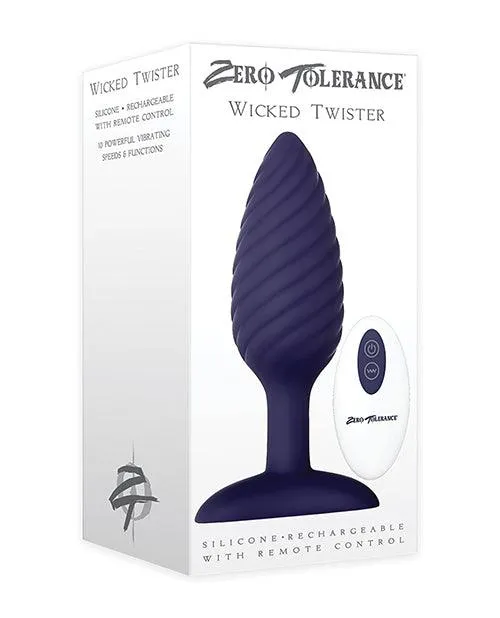 Anal Evolved Novelties INC Zero Tolerance Wicked Twister Anal Rechargeable