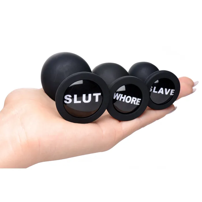 Anal Master Series Dirty Words Anal Plug Set