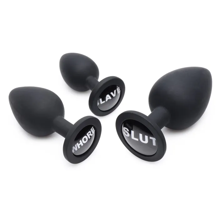 Anal Master Series Dirty Words Anal Plug Set