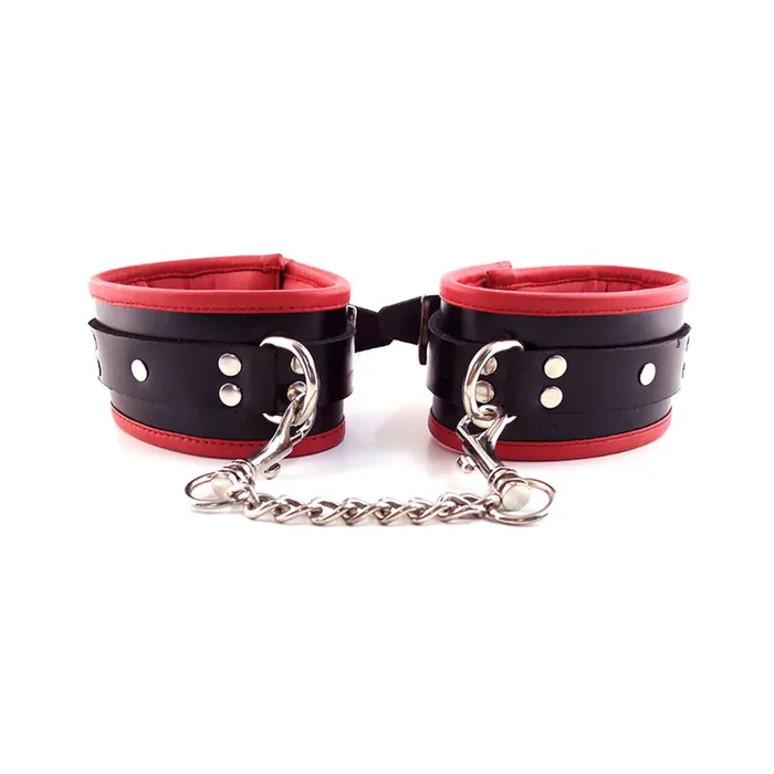 Anal Rouge Group LTD Rouge Padded Ankle Cuff Blackred