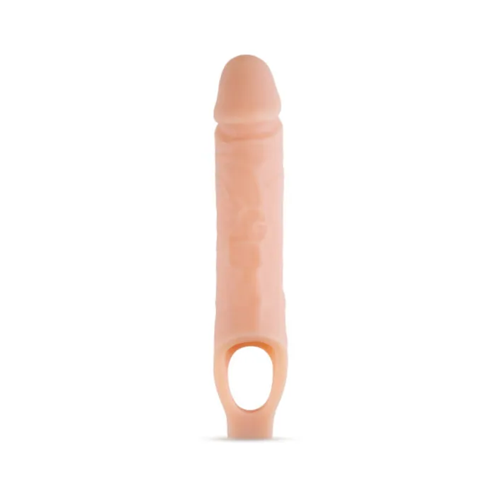 Blush Dildos Performance Plus 10 Inch Silicone Cock Sheath Penis Extender Vanilla