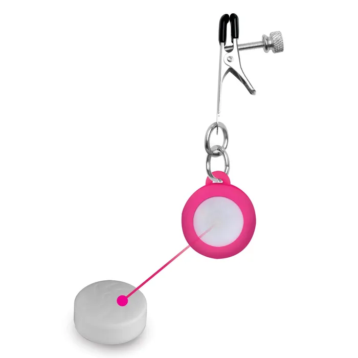 Charmed Female Sex Toys Silicone Light Up Nipple Clamps