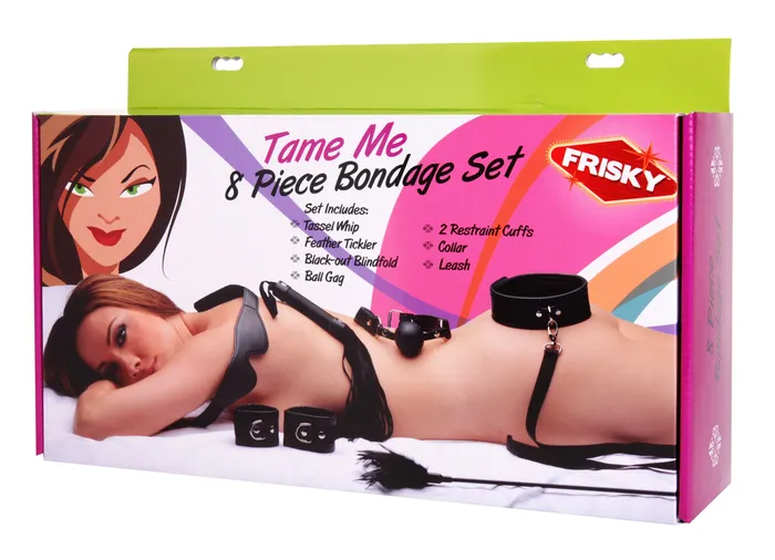 Couples Frisky Tame Me 8 Piece Beginner Bondage Set