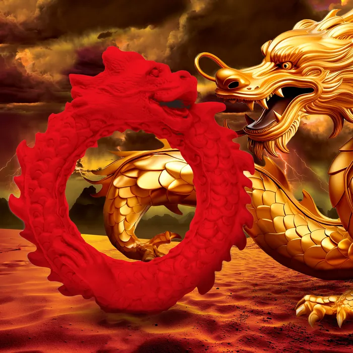 Creature Cocks Male Sex Toys Rise of the Dragon Silicone Cock Ring