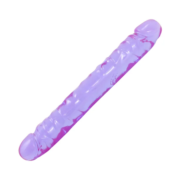 CuteButKinky Jellies Jr 12 Double Dong Purple Dildos