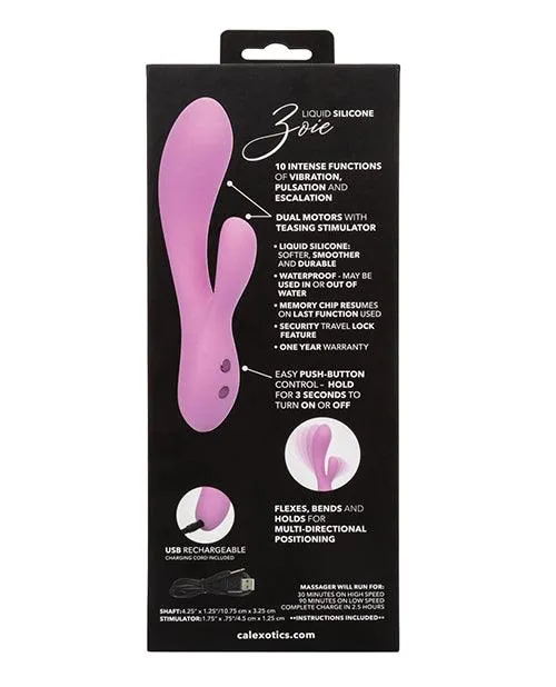 Female Sex Toys Contour Zoie Flexible Dual Massager California Exotic Novelties