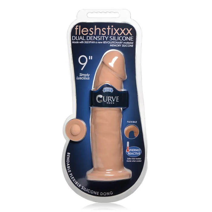 FleshStixxx Anal Fleshstixxx 9 Inch Silicone Dildo Medium