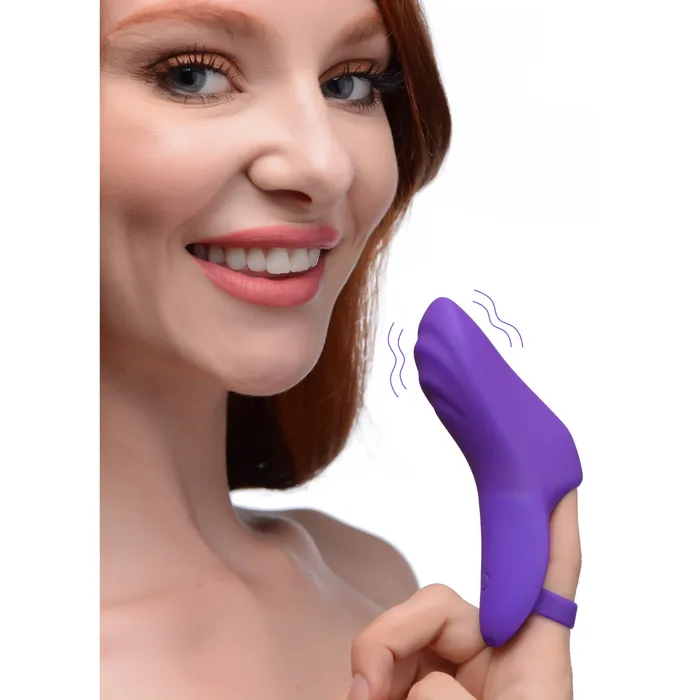 Frisky Vibrators 7X Finger Bang Her Pro Silicone Vibrator Purple