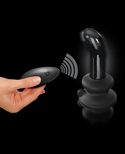 Icicles No 84 Hand Blown Glass Vibrating Butt Plug Wremote Pipedream Closeouts Anal