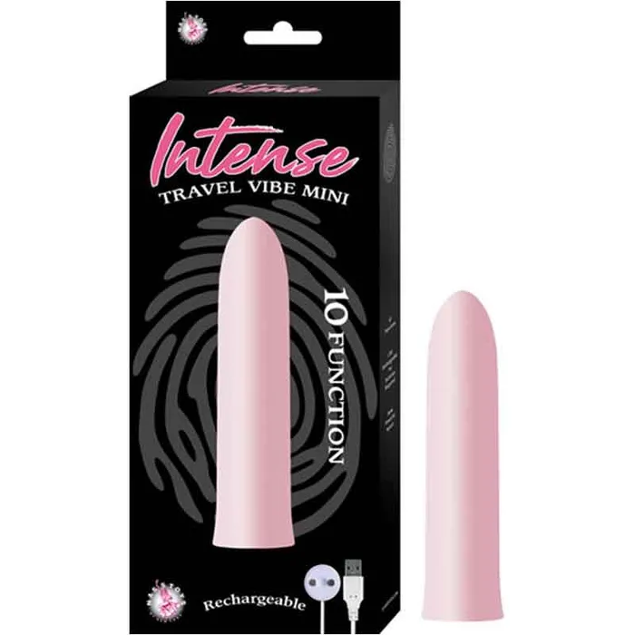 Intense Travel Vibe Mini 10 Function USB Rechargeable Waterproof Pink Nasstoys Vibrators Intense Travel Vibe Mini 10 Function USB Rechargeable Waterproof Pink Nasstoys Vibrators