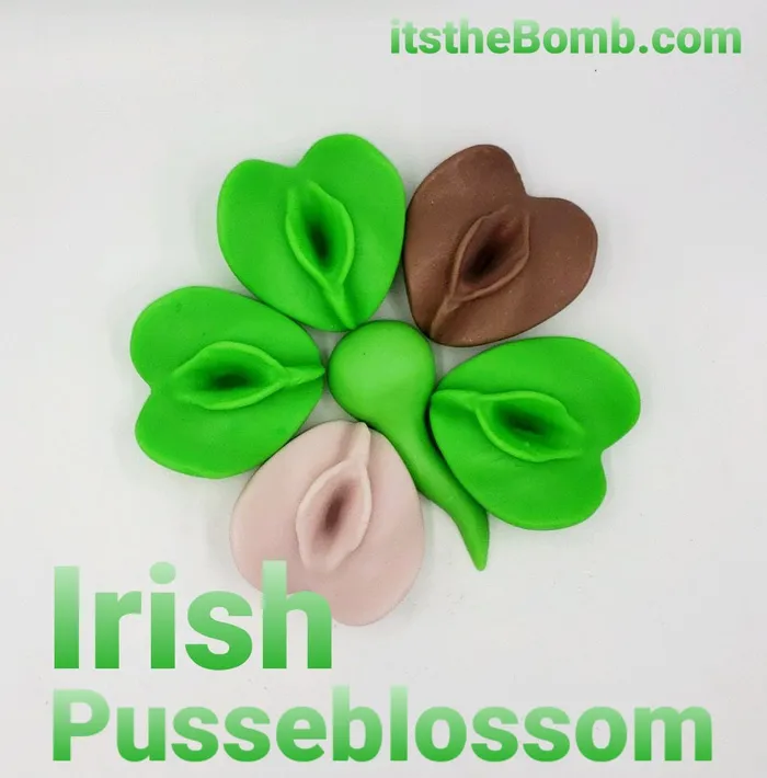 Its the Bomb St Patricks Leaf Clovers Vagina Soaps PussyBlossoms 3 4 or 5 Male Sex Toys