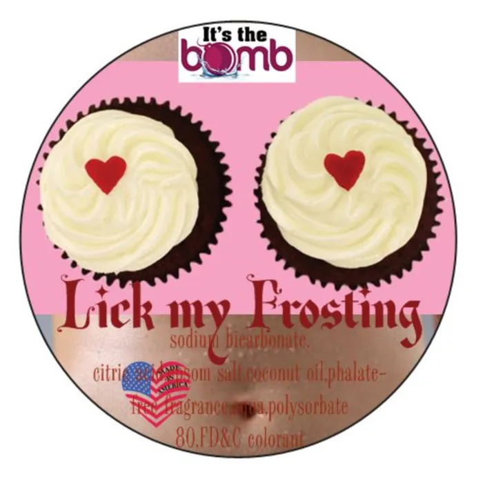 Its the Bomb Vibrators Bath Bomb Lick My Frosting