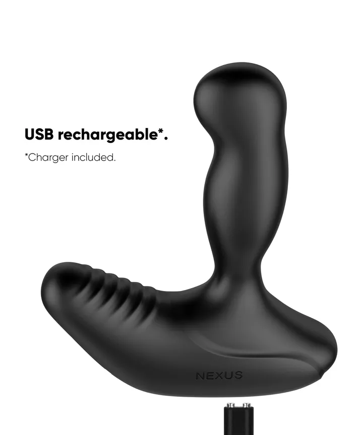 Libertybelle Marketing Nexus Revo Stealth App Enabled Rotating Vibrating Prostate Massager Black Anal