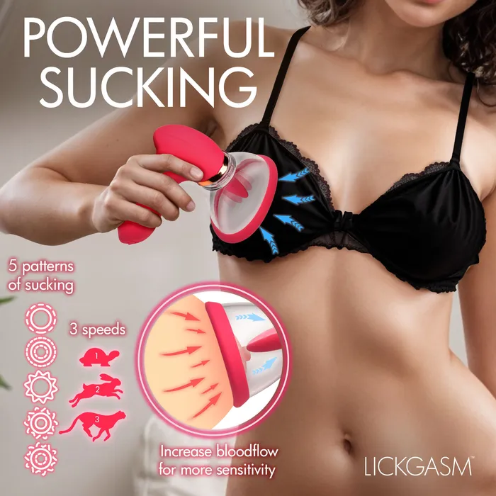 Lickgasm Plump Pleasure Licking Sucking Clitoral Stimulator Female Sex Toys