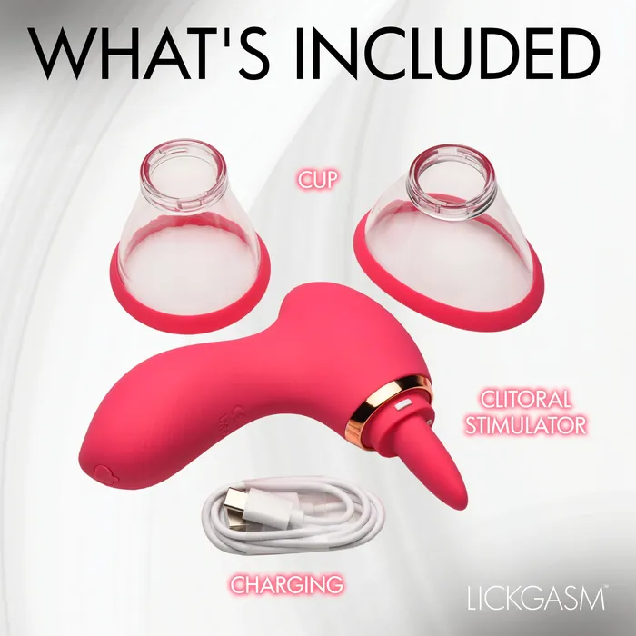 Lickgasm Plump Pleasure Licking Sucking Clitoral Stimulator Female Sex Toys