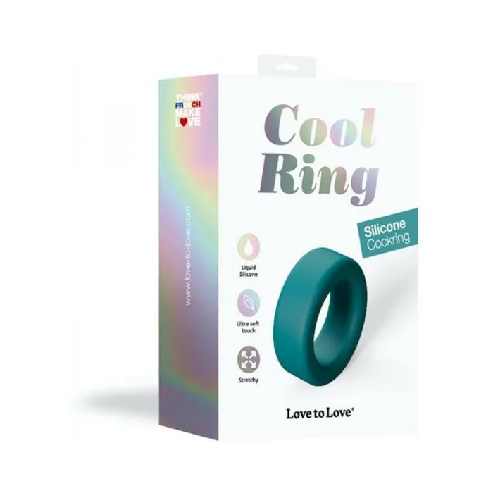 Love To Love Cockring Cool Ring Petrol Blue Lovely Planet USA Vibrators