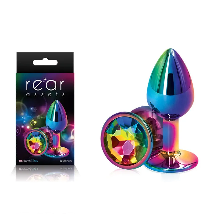 NS Novelties Rear Assets Multi Coloured Small Anal