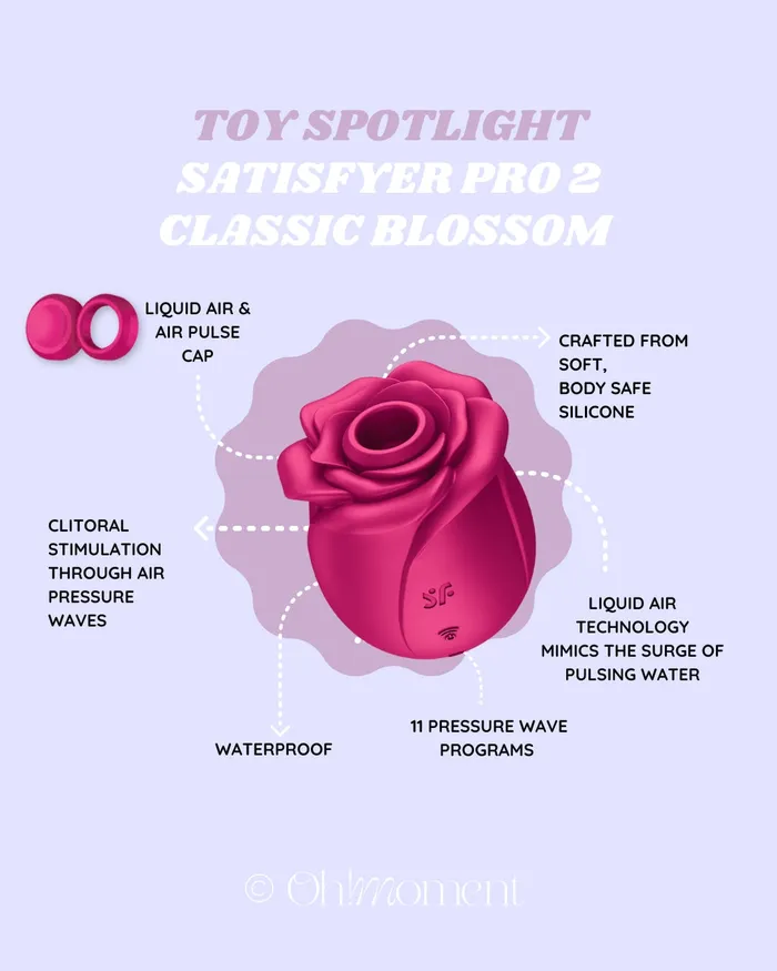 Oh Moment Vibrators Satisfyer Pro 2 Classic Blossom