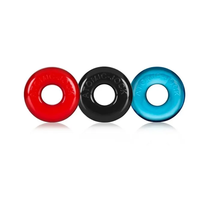 Oxballs Ringer 3pack Of Donut1 Small Blue Ox Designs Oxballs Male Sex Toys