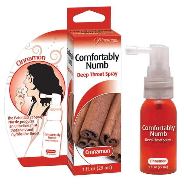 Pipedream Comfortably Numb Deep Throat Spray Cinnamon 29 ml 1 oz Pipedream Male Sex Toys Pipedream Comfortably Numb Deep Throat Spray Cinnamon 29 ml 1 oz Pipedream Male Sex Toys
