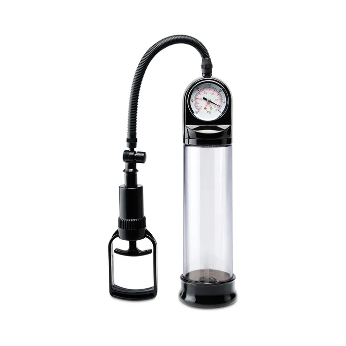 Pipedream Male Sex Toys Pump Worx AccuMeter Power Pump Black