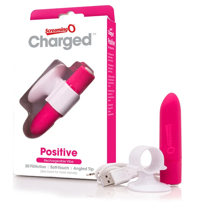 Screaming O Screaming O Charged Positive Vibe Strawberry Vibrators