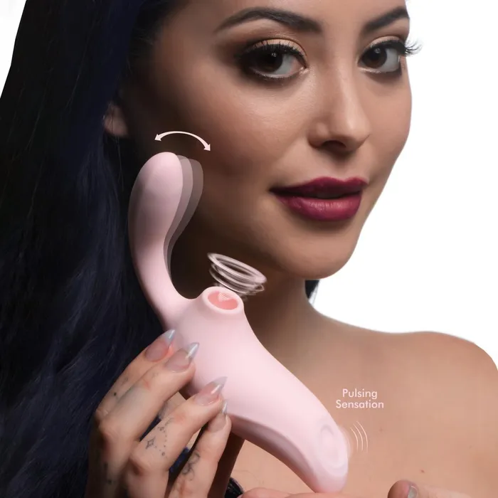 Shegasm Vibrators 3 Way Elixir Sucking Pulsing Vibrator