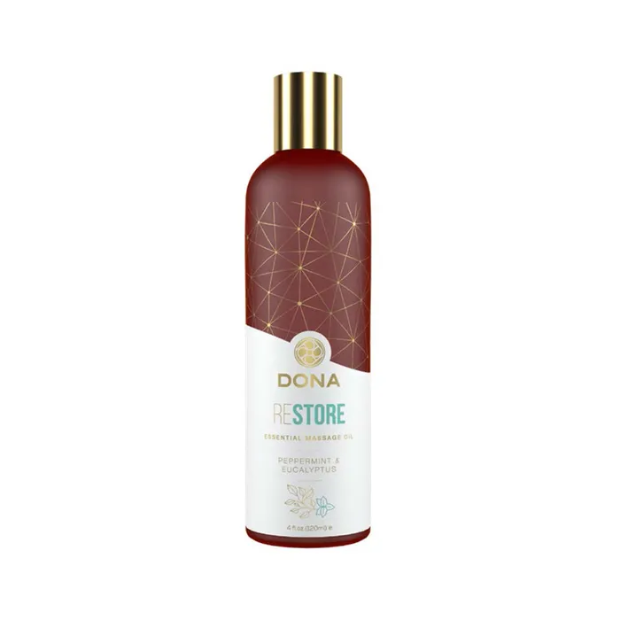 System Jo Couples Dona Essential Massage Oil Restore Peppermint Eucalyptus 4oz System Jo Couples Dona Essential Massage Oil Restore Peppermint Eucalyptus 4oz