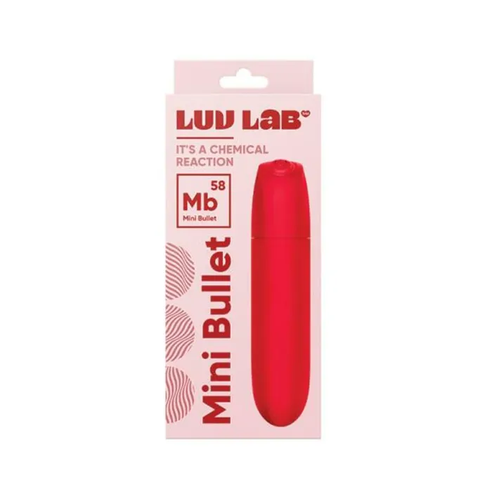 Vibrators Vvole Love Lab Mb58 Mini Bullet Silicone Red