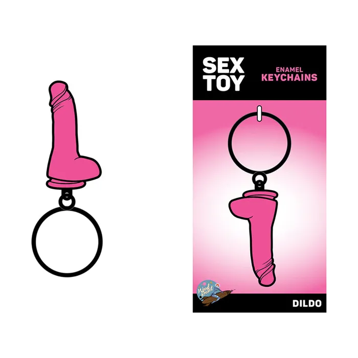 Wood Rocket LLC Dildos Sex Toy Keychain Pink Dildo
