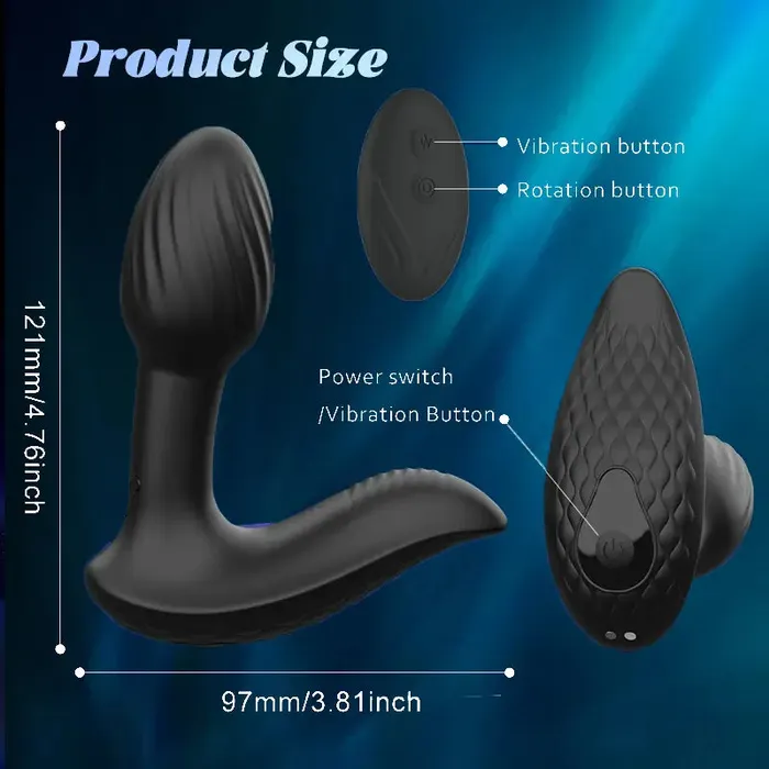4in1 Liquid Silicone Anal Vibrator Inyarose Female Sex Toys