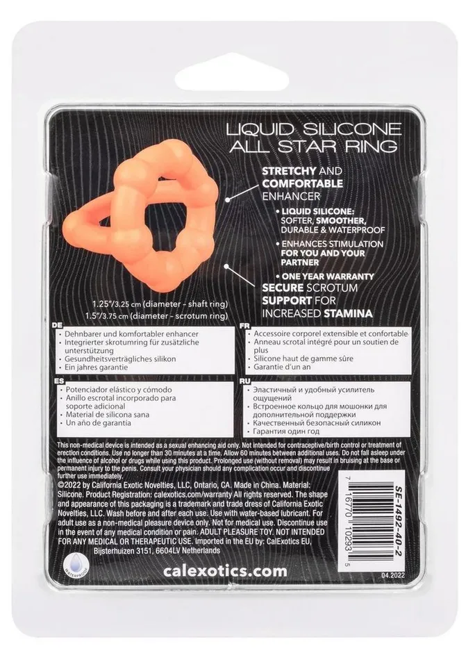 Alpha Male Sex Toys Alpha Liquid Silicone All Star Ring