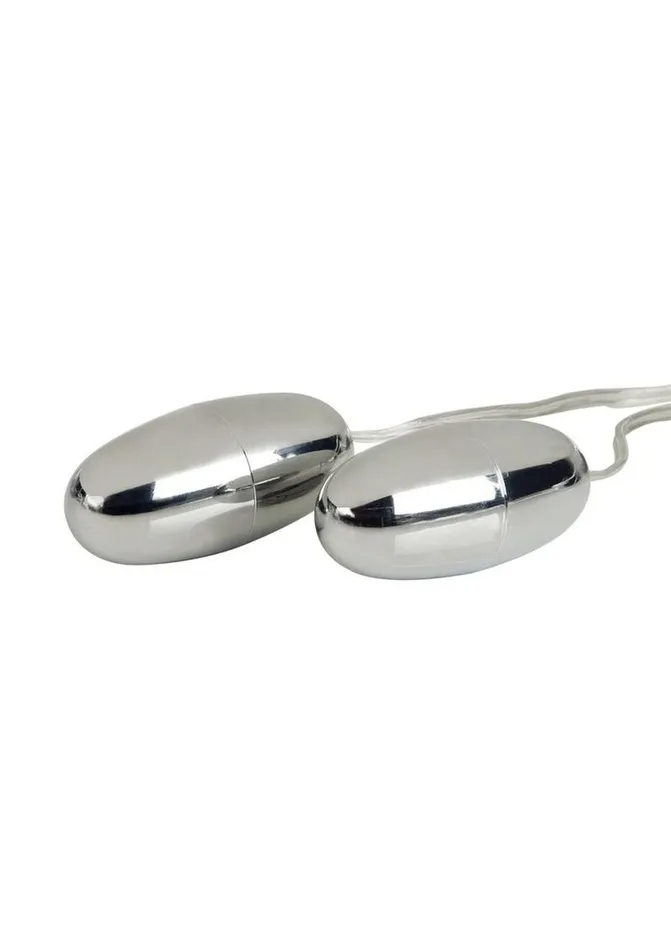 Anal Pocket Exotics Vibrating Double Silver Bullets Pocket Exotics