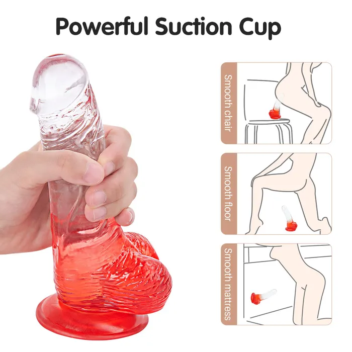 Anal Red gradient suction cup dildo 7 Inch The Bad Peach US Official Store Shop Adult Sex Toys and Lingerie Anal Red gradient suction cup dildo 7 Inch The Bad Peach US Official Store Shop Adult Sex Toys and Lingerie