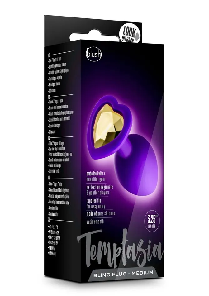 Anal Temptasia Temptasia Bling Plug Silicone Butt Plug