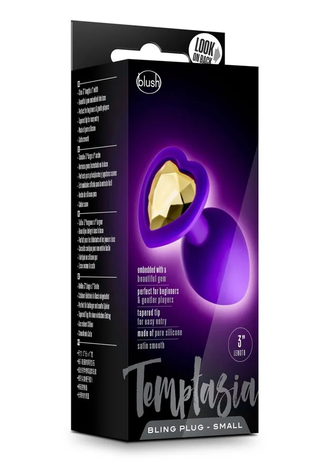 Anal Temptasia Temptasia Bling Plug Silicone Butt Plug