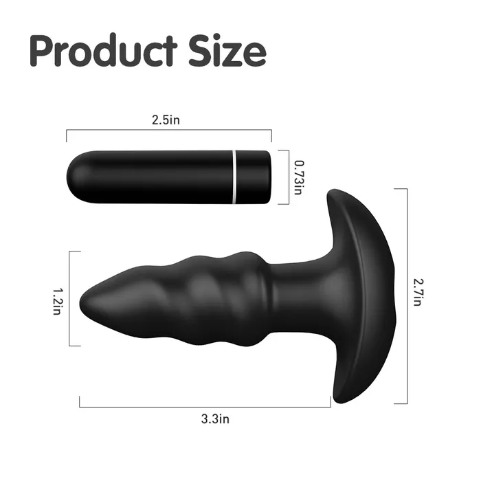 Anal The Bad Peach Love Earrow Silicone Rechargeable Vibrating Butt Plug