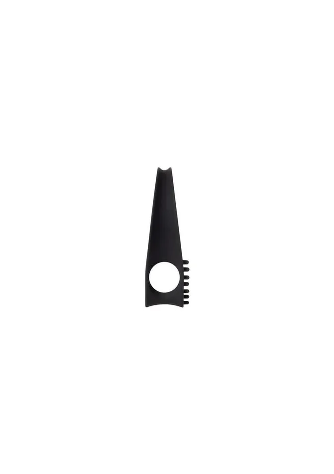 Anal Zero Tolerance Zero Tolerance Black Knight Silicone Vibrating Textured Cockring