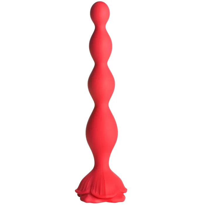Bloomgasm Bloomgasm Beaded Bloom 9X Beaded Rose Vibrator Red Anal