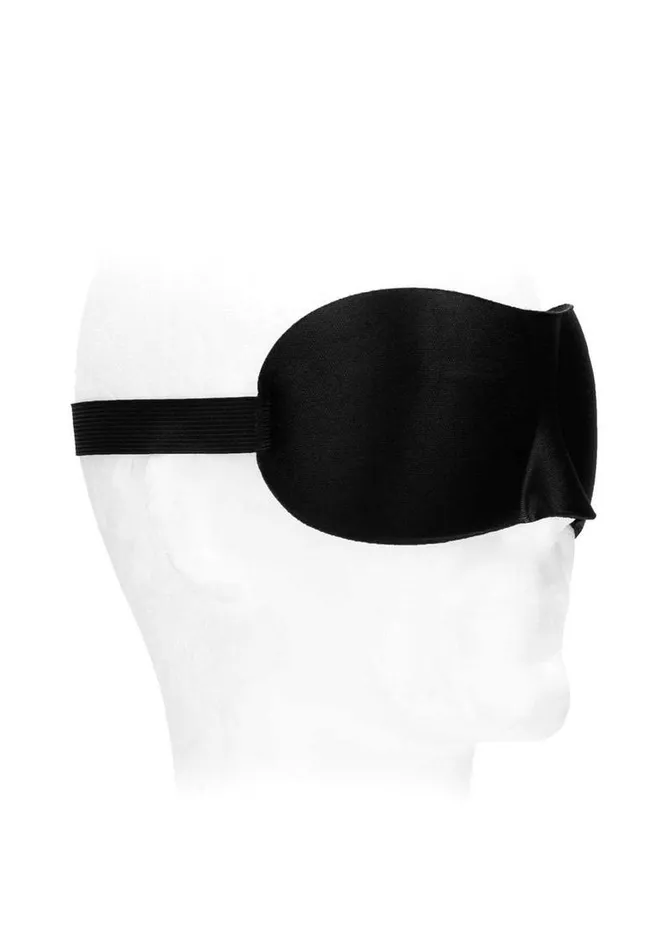 Couples Ouch Ouch Satin Curvy Eye Mask with Elastic Straps