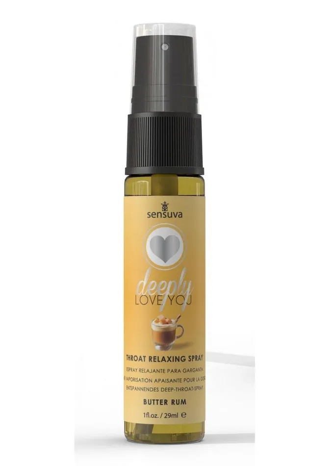 Deeply Love You Throat Relaxing Spray Butter Rum Deeply Love You Vibrators