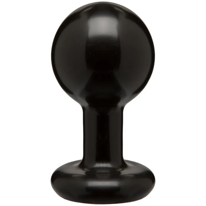 Doc Johnson Round Butt Plug Black Medium Doc Johnson Anal