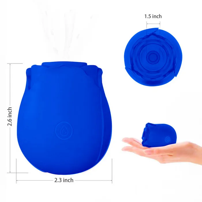Earlypeach Vibrators Klein Blue Rose Toy For Women Sucking Vibrator