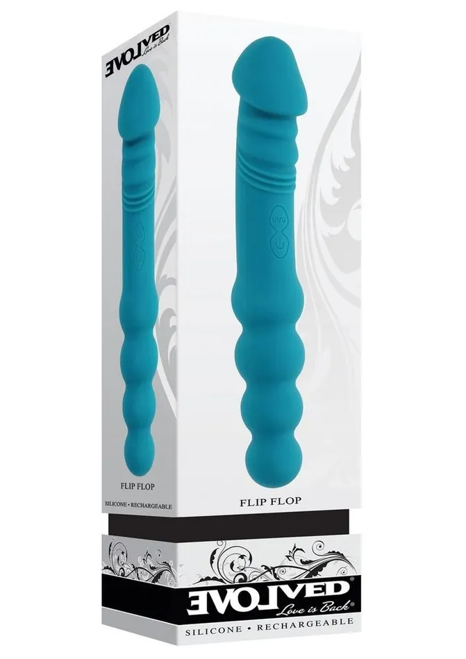 Evolved Female Sex Toys Flip Flop Rechargeable Silicone Dual End Vibrator
