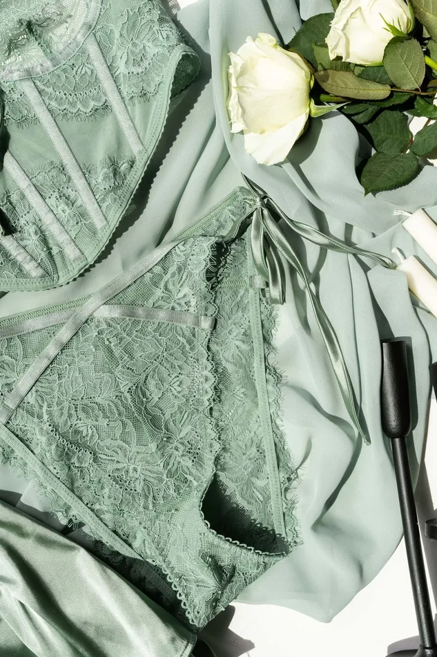 Female Sex Toys Lacy Side Tie Panty Misty Jade Mentionables Female Sex Toys Lacy Side Tie Panty Misty Jade Mentionables
