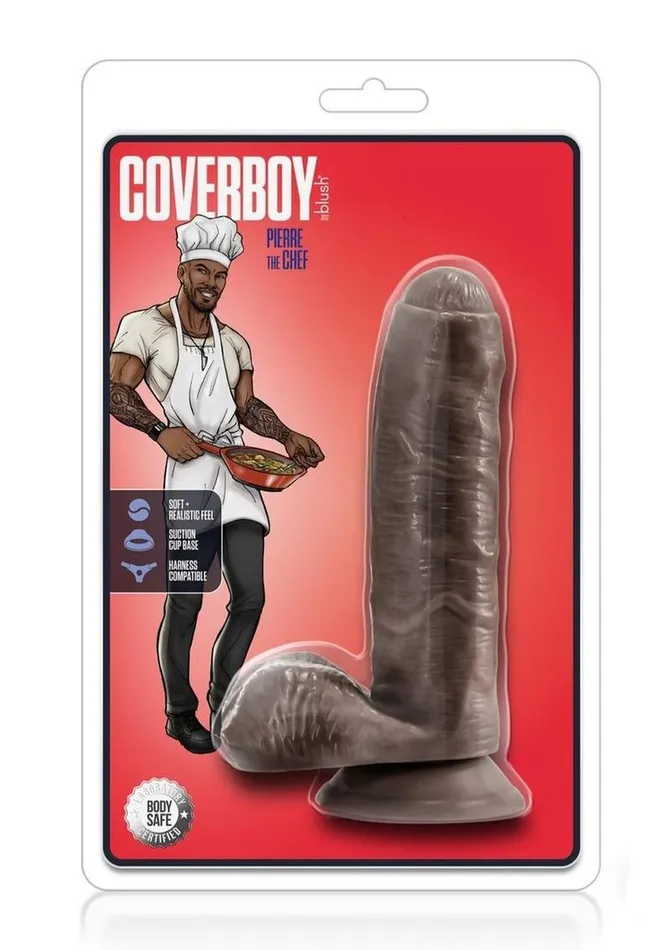 Female Sex Toys Loverboy Pierre The Chef Dildo with Balls Coverboy