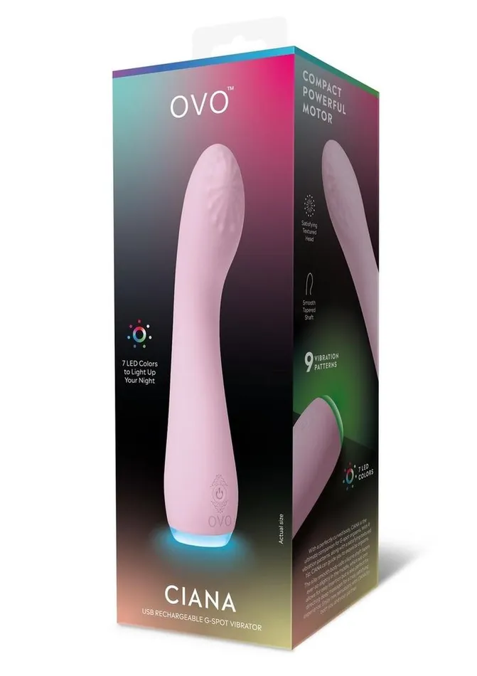 Female Sex Toys OVO OVO Ciana GSpot Rechargeable Silicone Vibrator