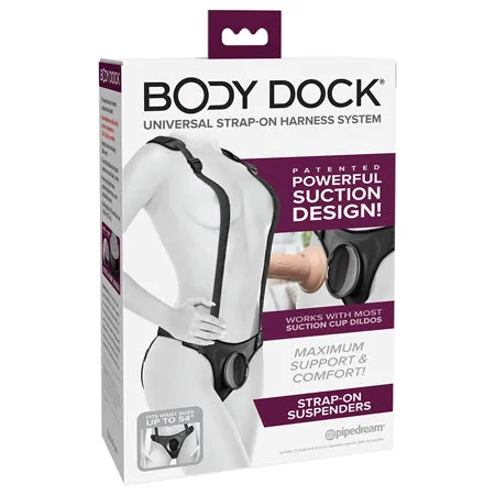 Female Sex Toys Pipedream Body Dock StrapOn Suspenders Harness