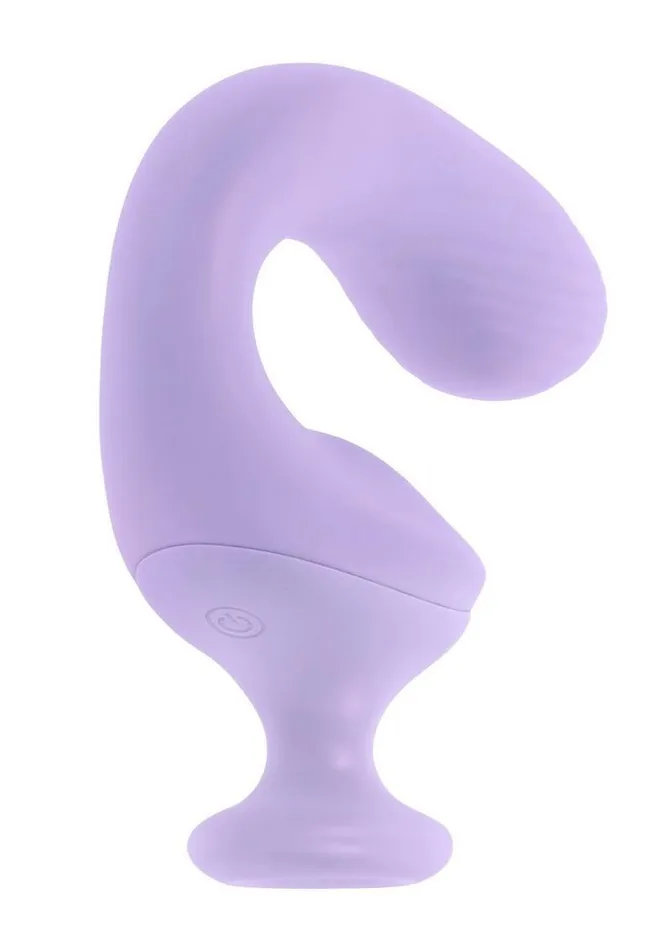 Female Sex Toys Playboy Playboy Rev Me Up Rechargeable Silicone Dual Vibrator with Clitoral Stimulator